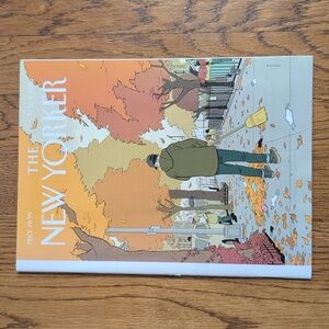 The New Yorker Magazine Nov. 7, 2022 "Fall Sweep" By Adrian Tomine